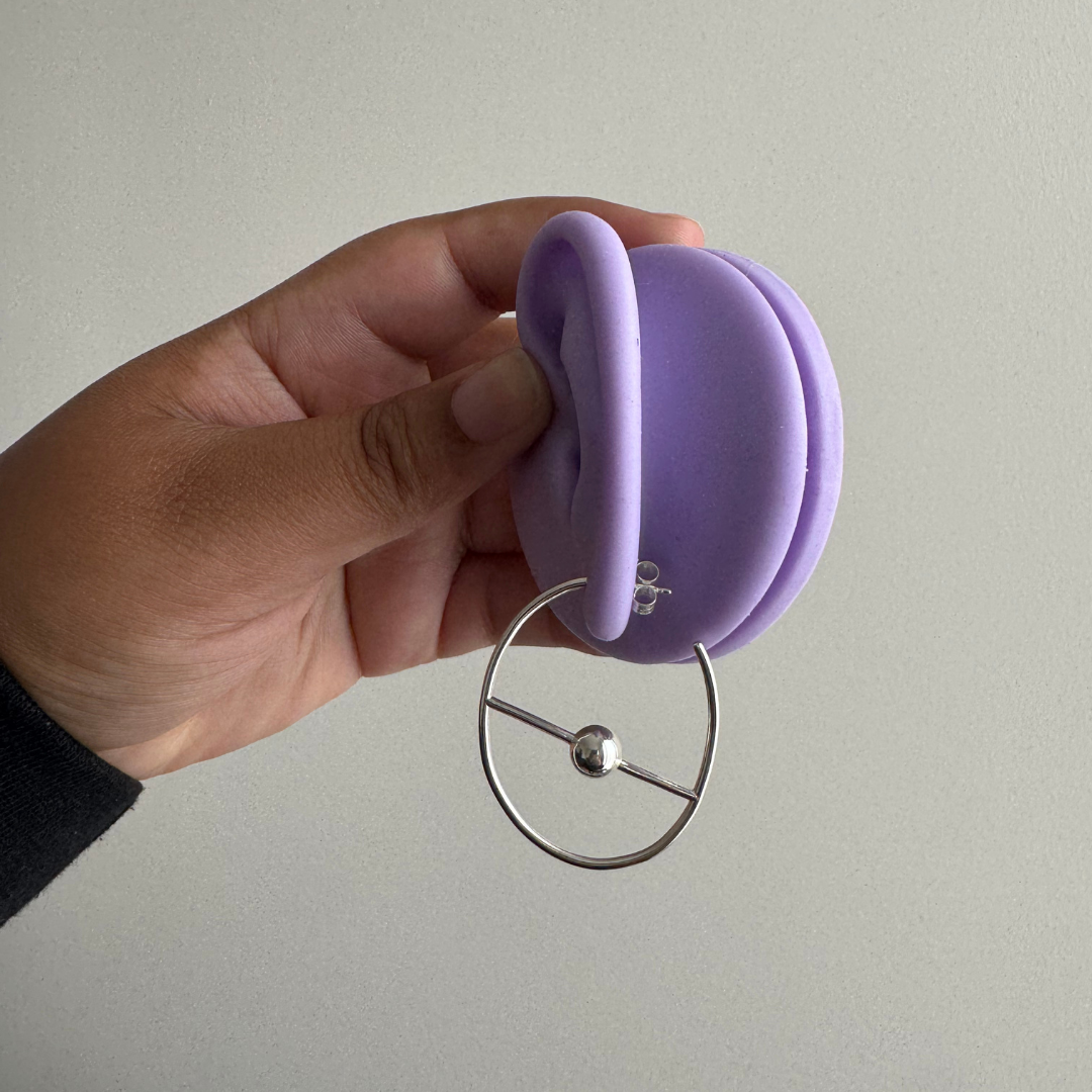 Protozoa Hoop Earring (Not Handmade)