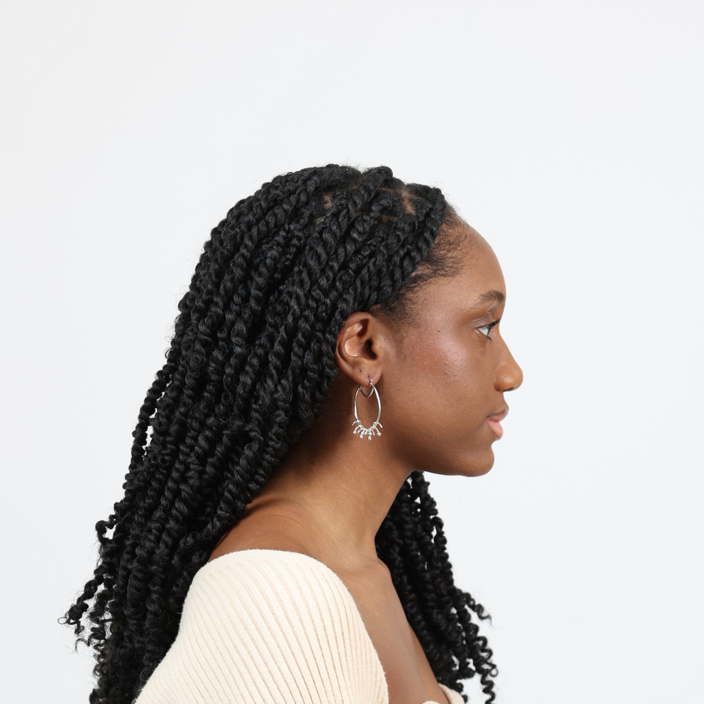 Silver Marrow Earring (Not Handmade)