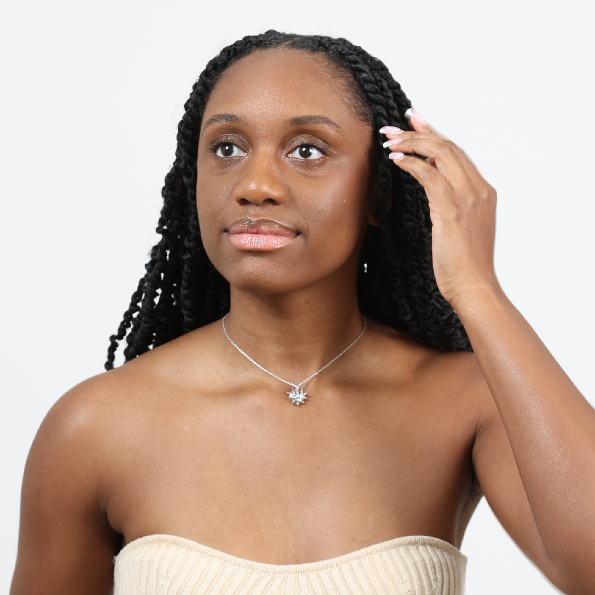 Silver Drosera Necklace (Not Handmade)