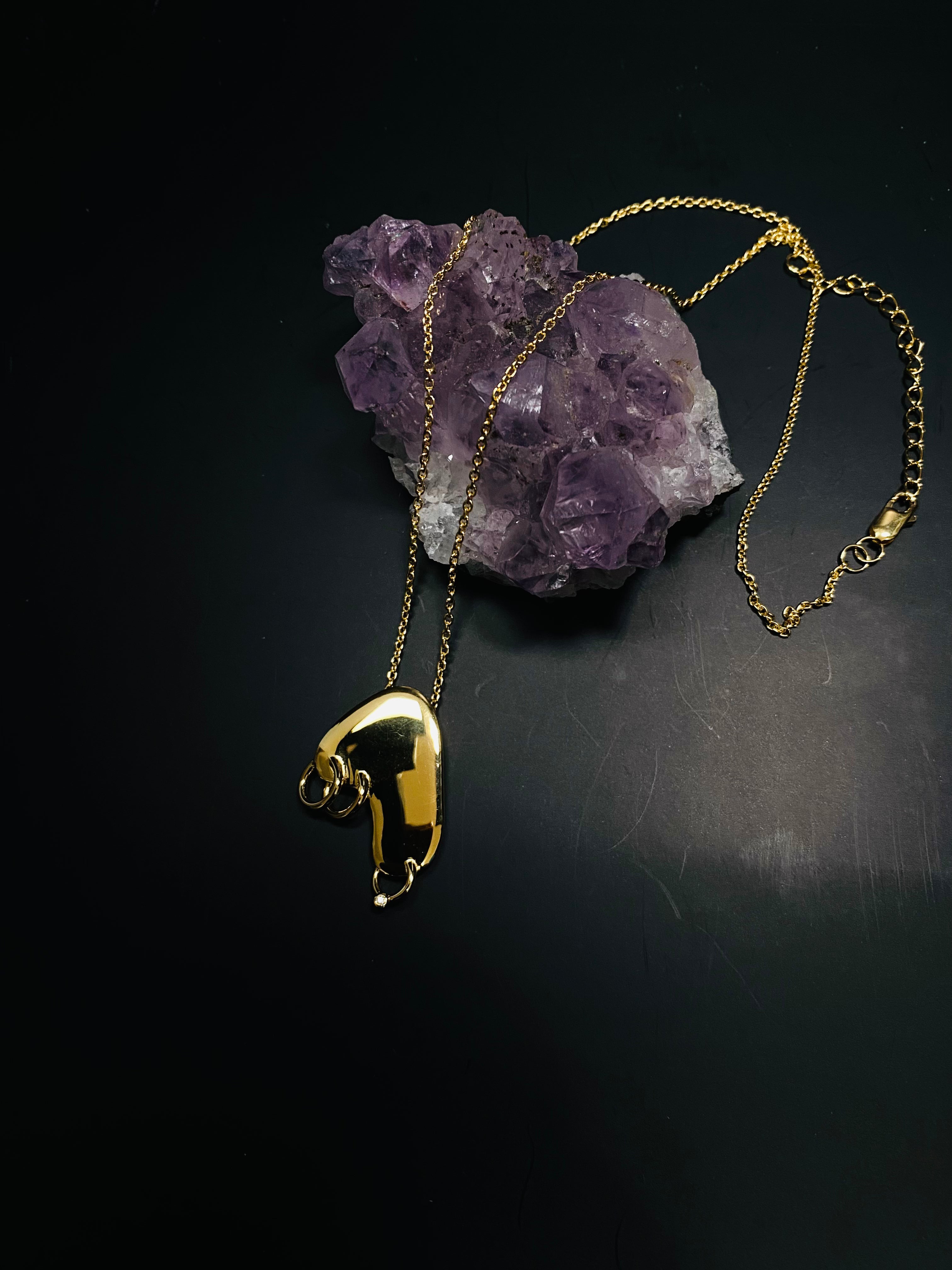 Gold Nudi Necklace (Not Handmade)