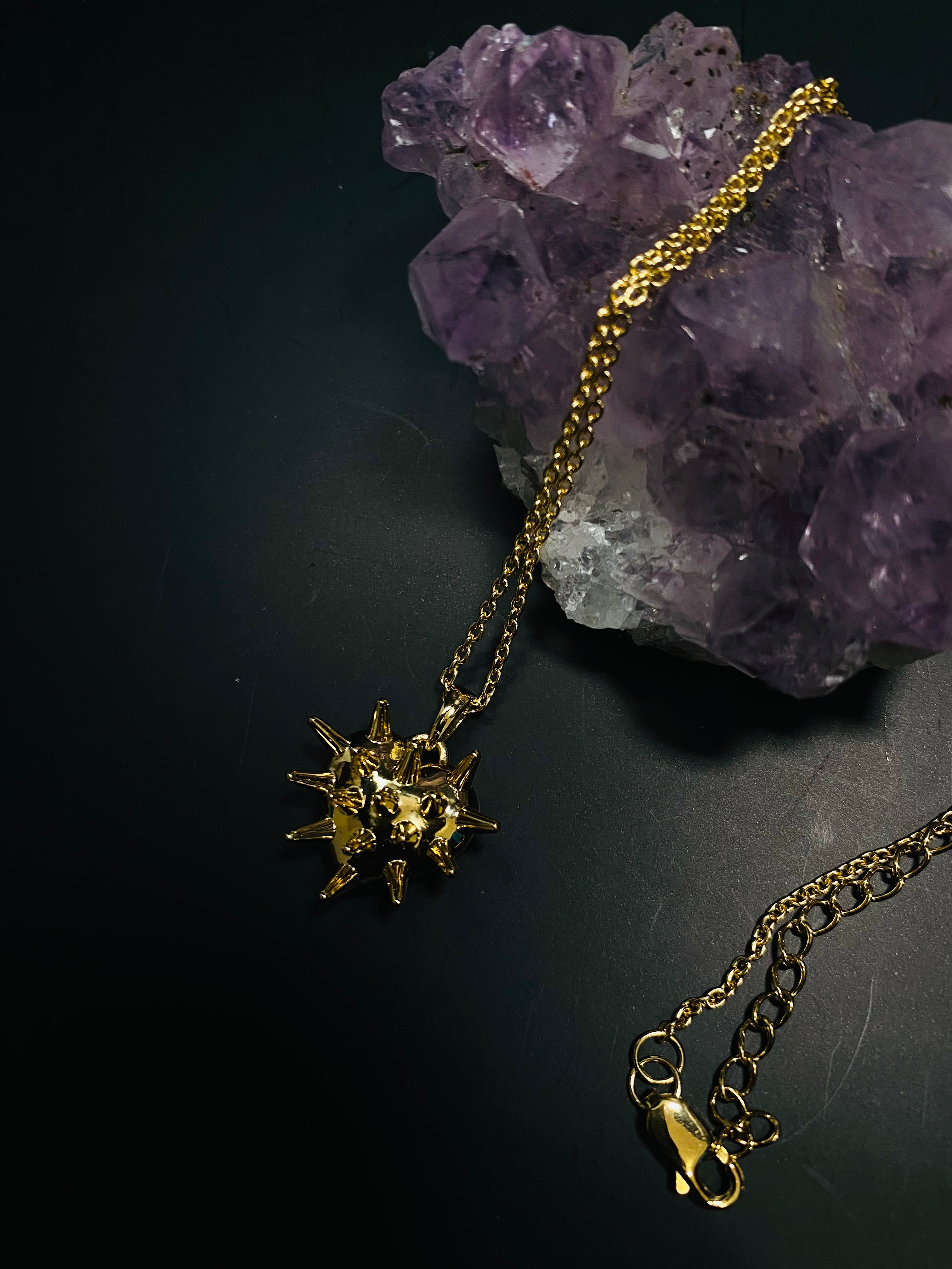 Gold Drosera Necklace (Not Handmade)