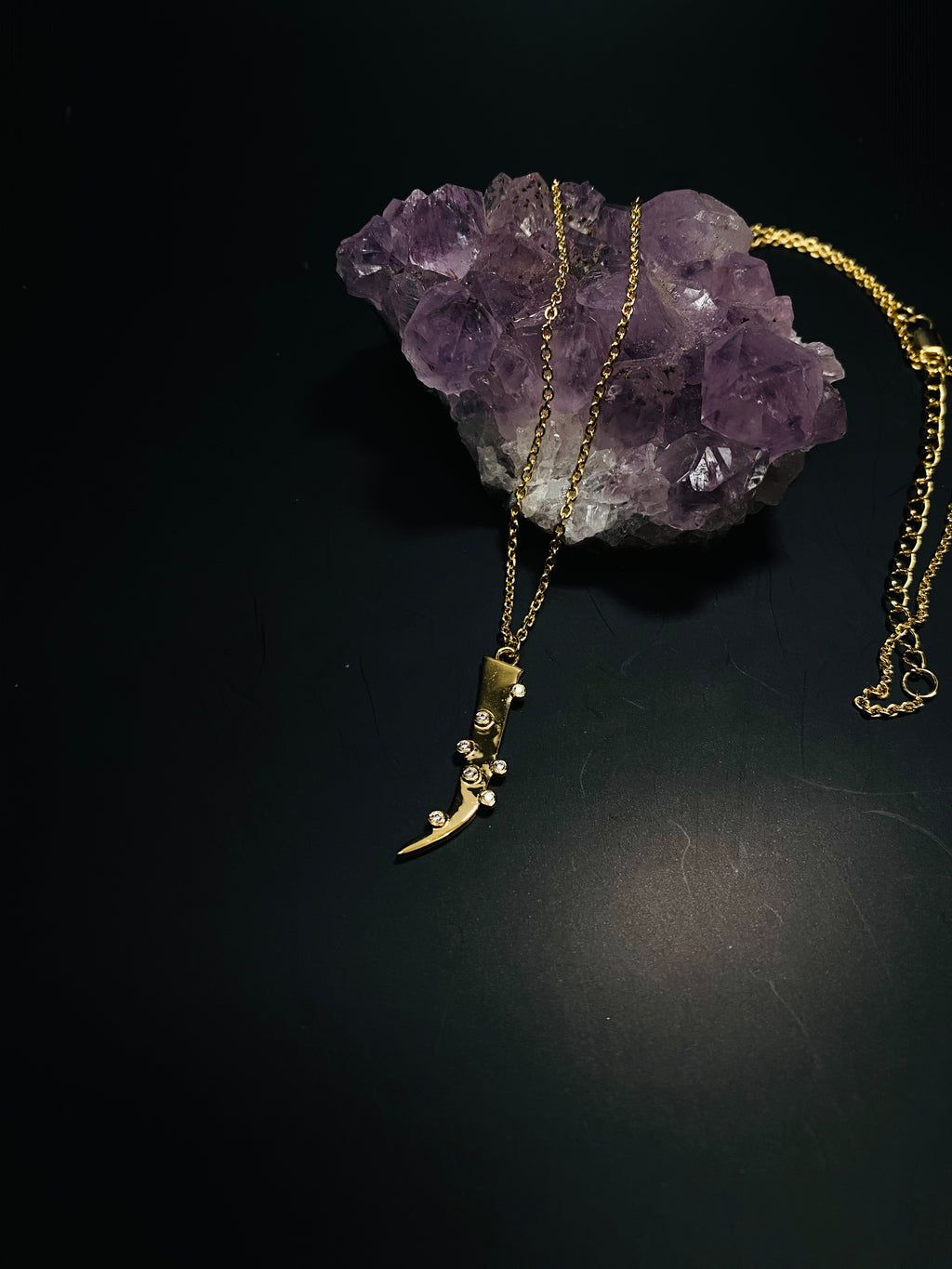 Gold Pollen Necklace (Not Handmade)