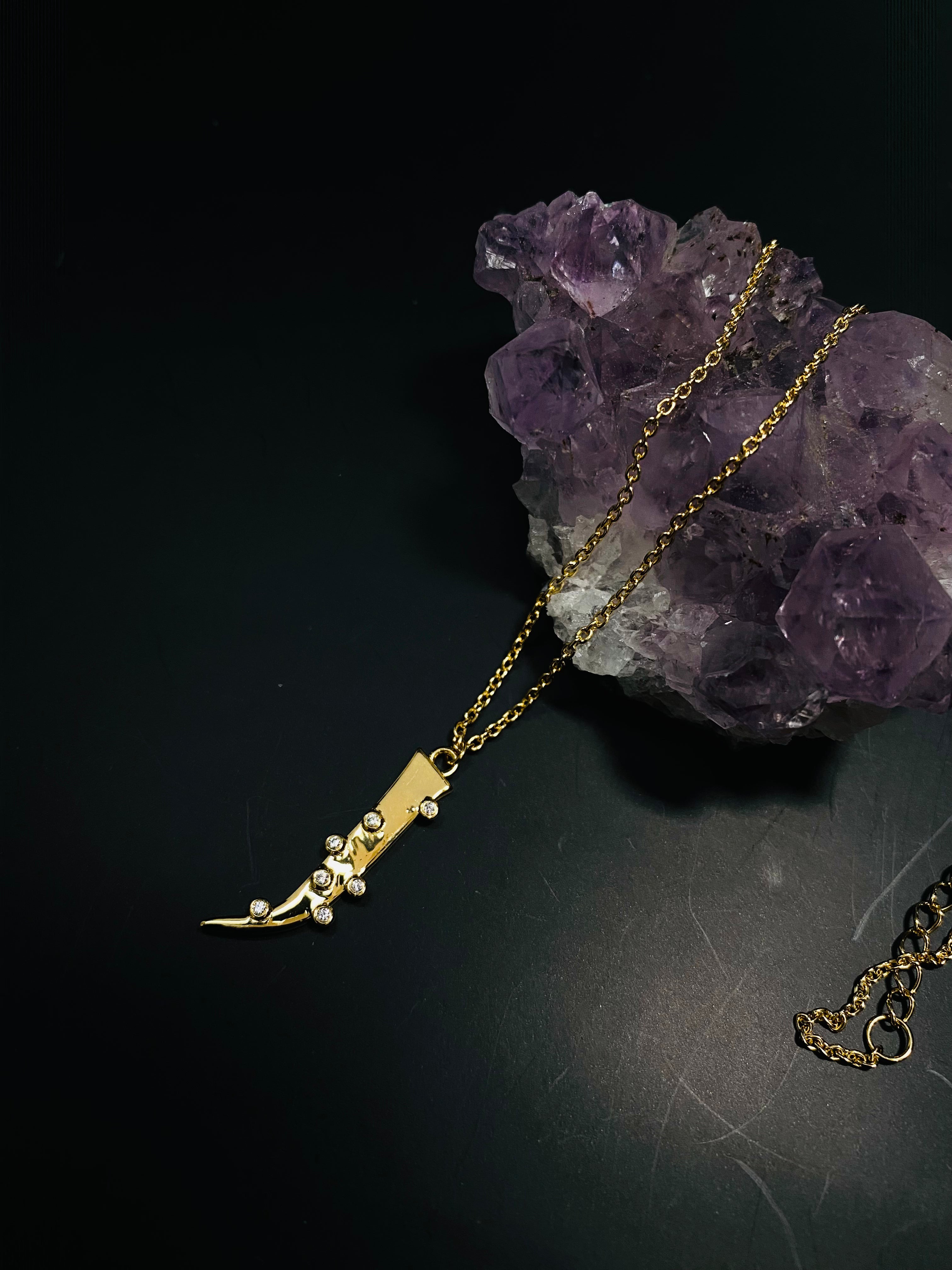 Gold Pollen Necklace (Not Handmade)