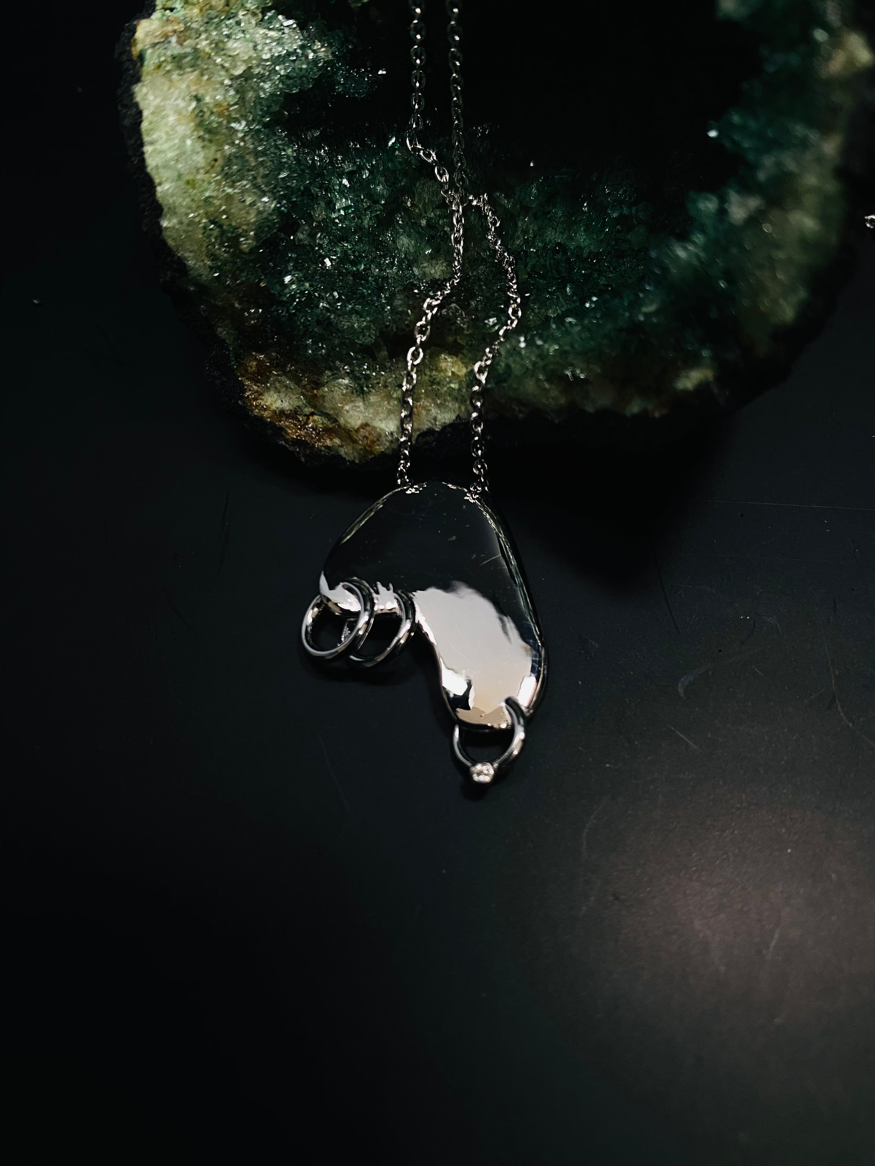Silver Nudi Necklace (Not Handmade)