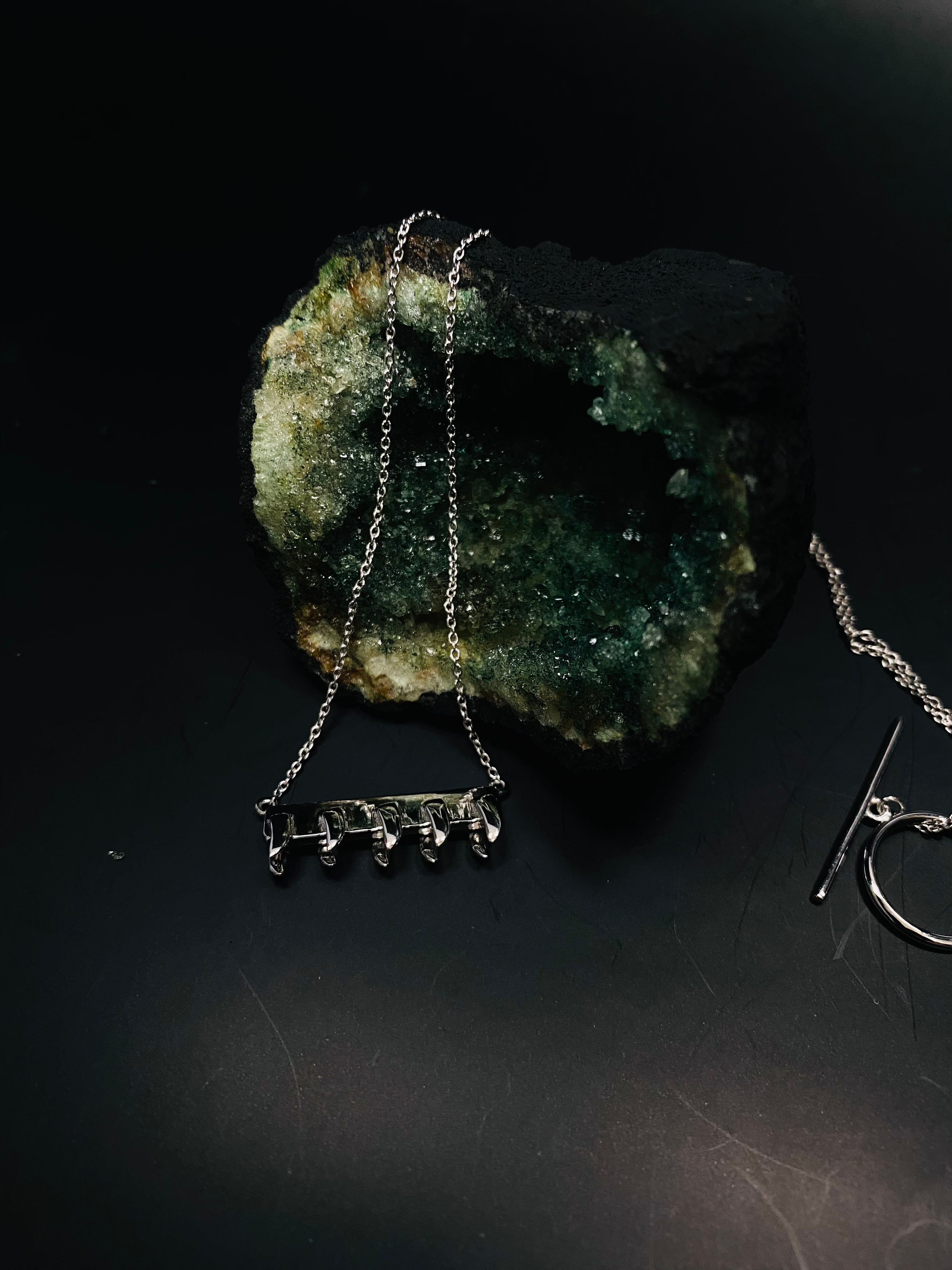 Silver Marrow Necklace (Not Handmade)