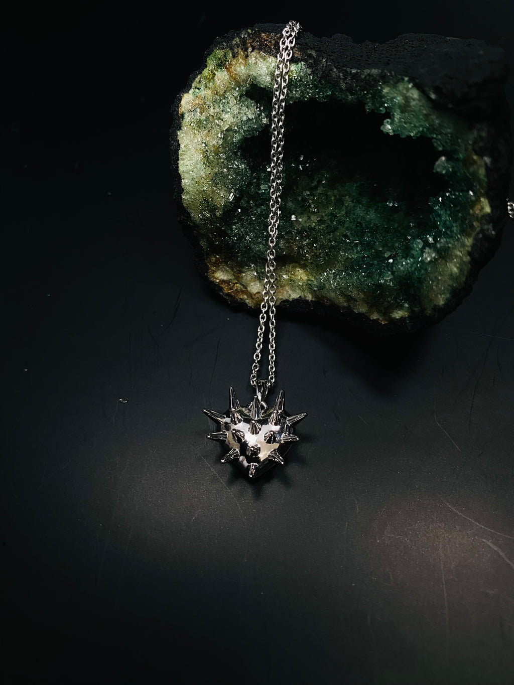 Silver Drosera Necklace (Not Handmade)
