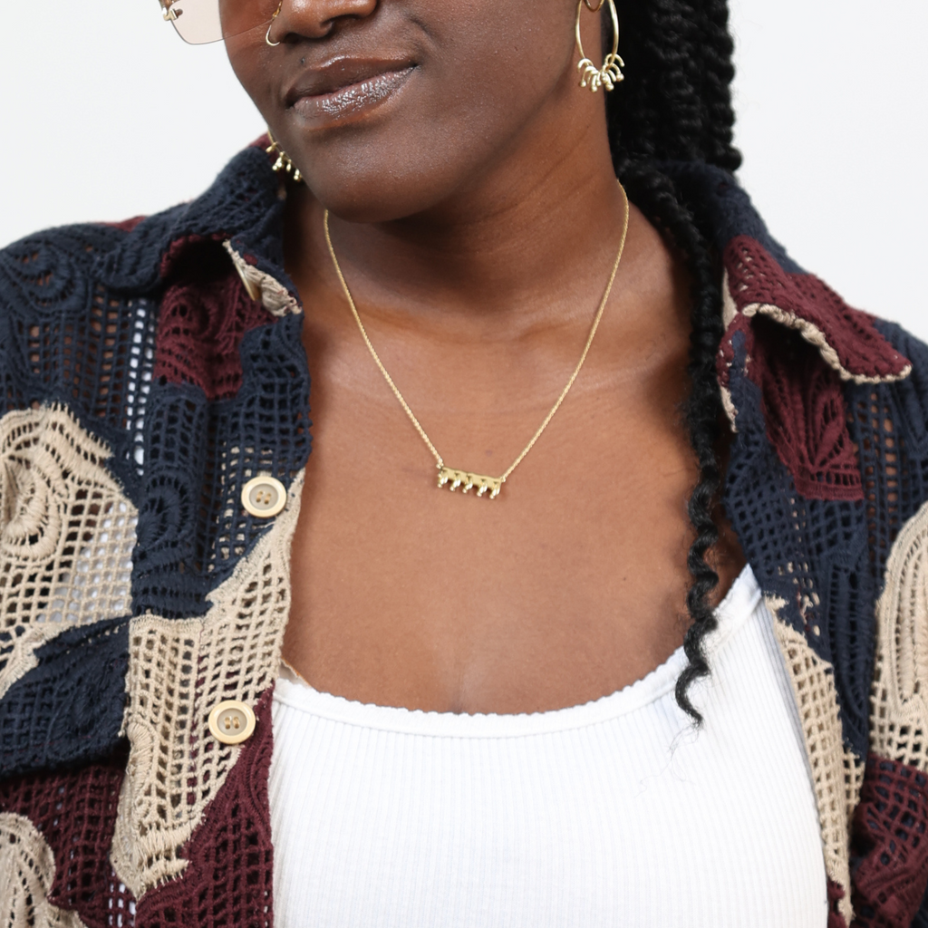 Gold Marrow Necklace (Not Handmade)