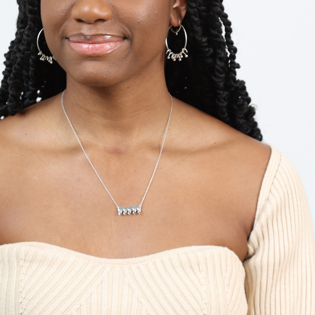 Silver Marrow Necklace (Not Handmade)