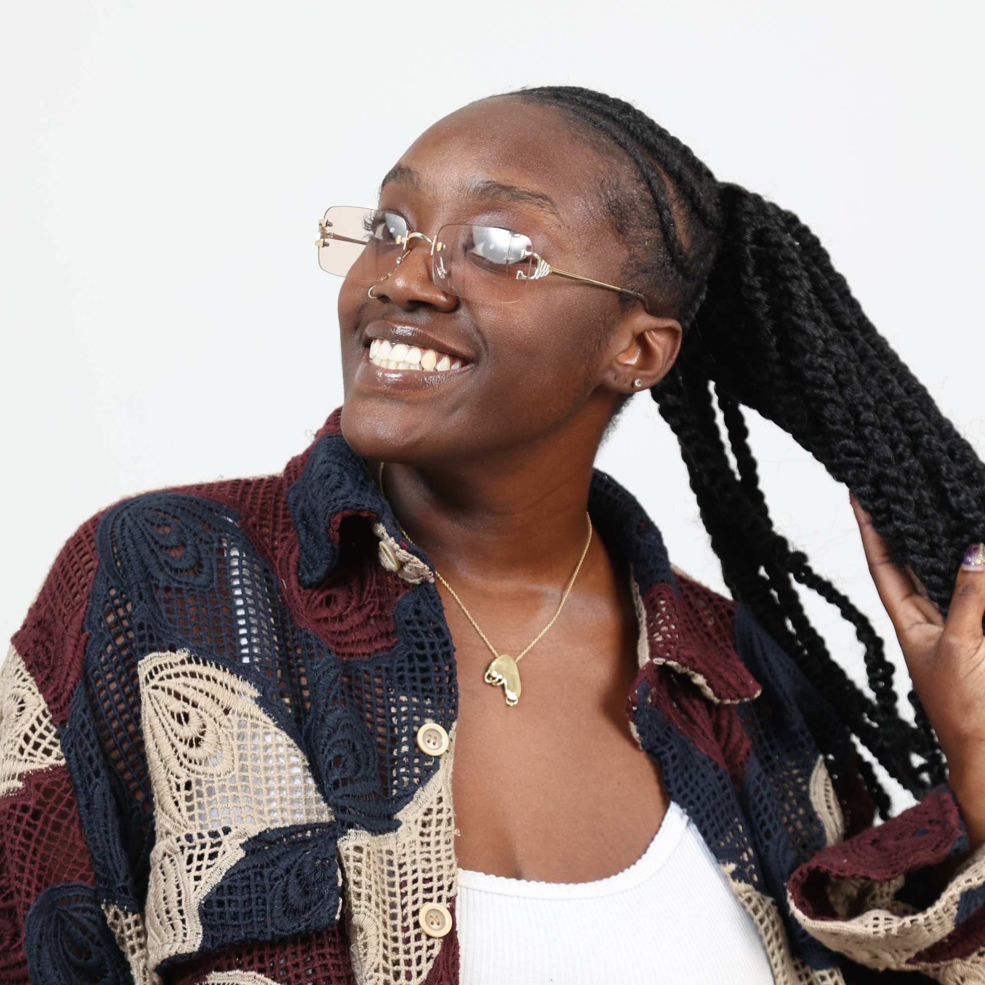 Gold Nudi Necklace (Not Handmade)