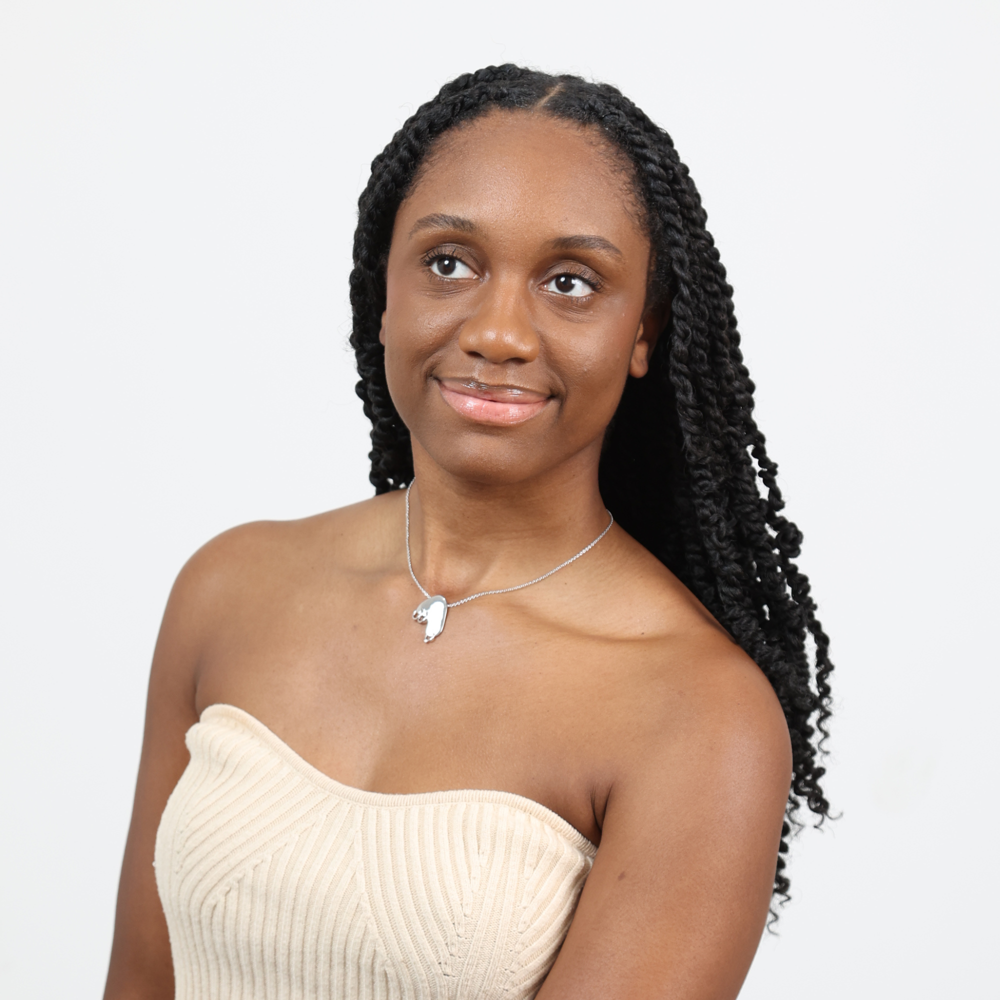 Silver Nudi Necklace (Not Handmade)