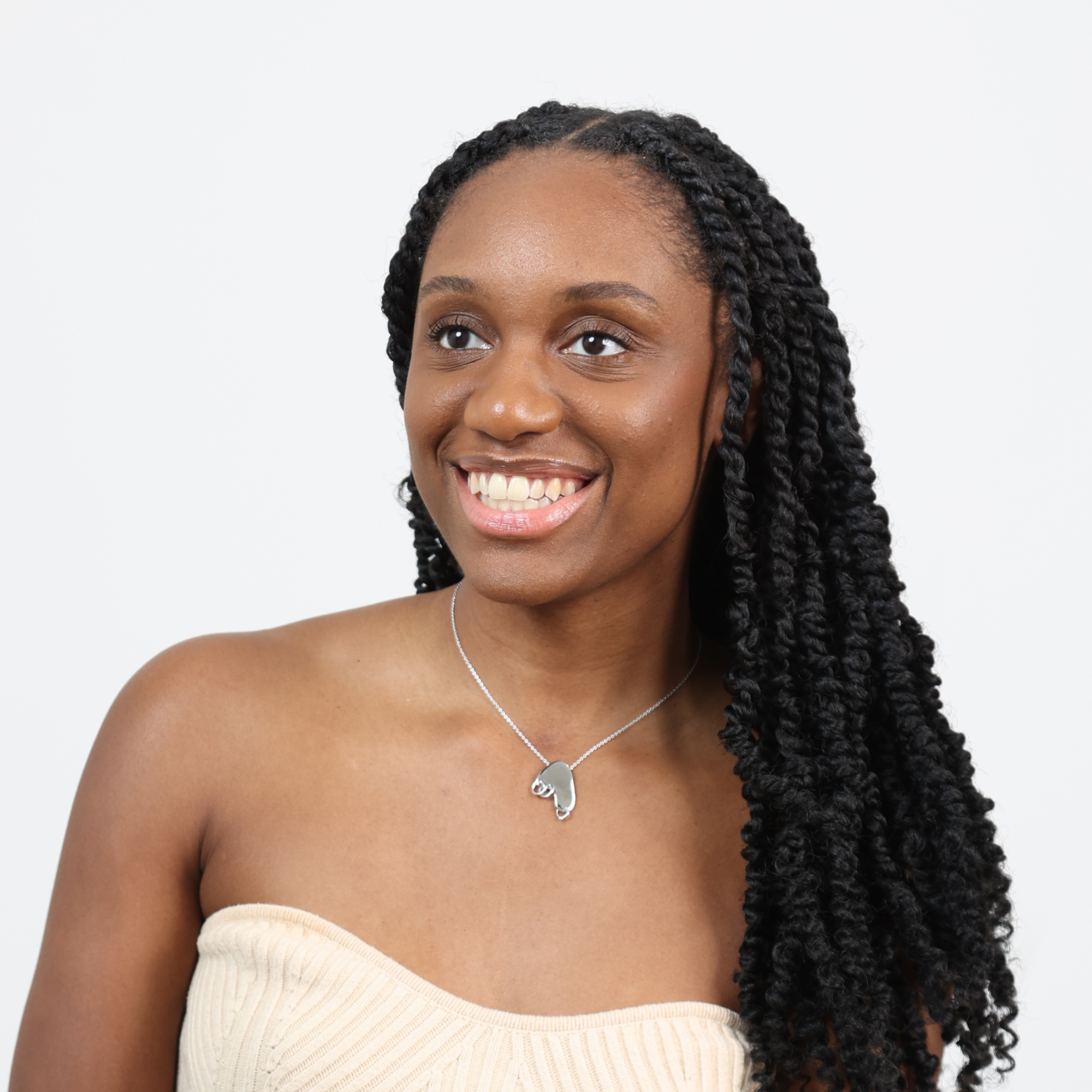 Silver Nudi Necklace (Not Handmade)