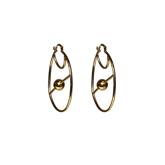 Protozoa Earring - Gold