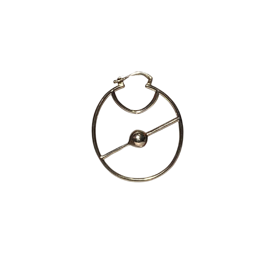 Silver Protozoa Earring (Not Handmade)