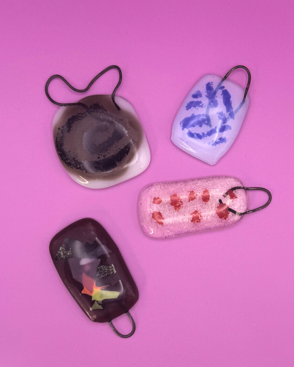 Fused Glass Charms