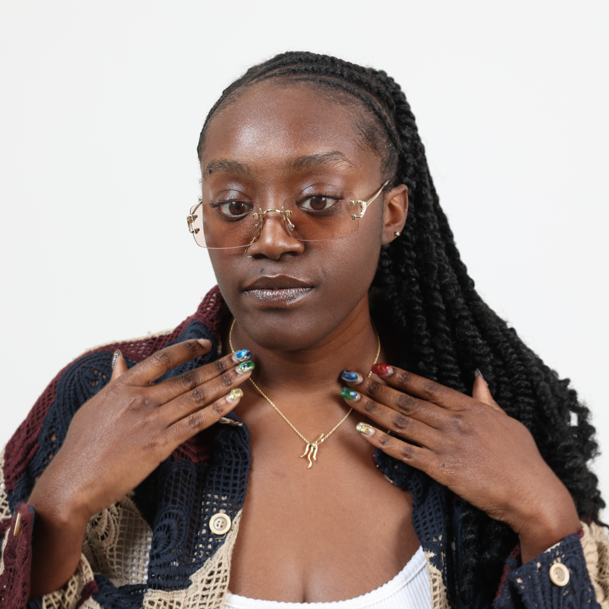 Gold Urchin Necklace (Not Handmade)