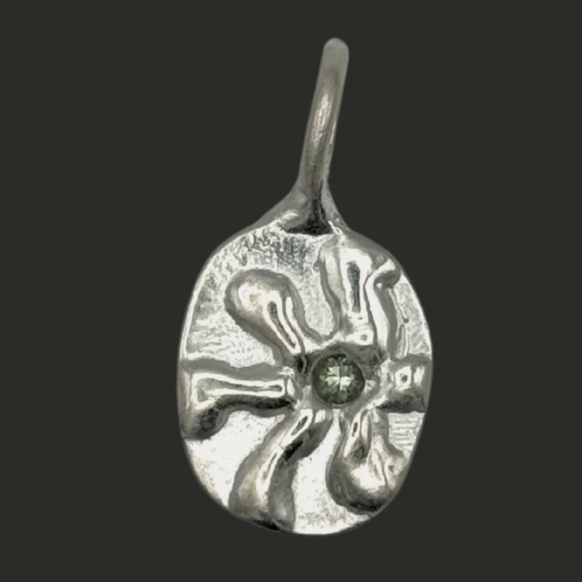 Floral Medallion Charm