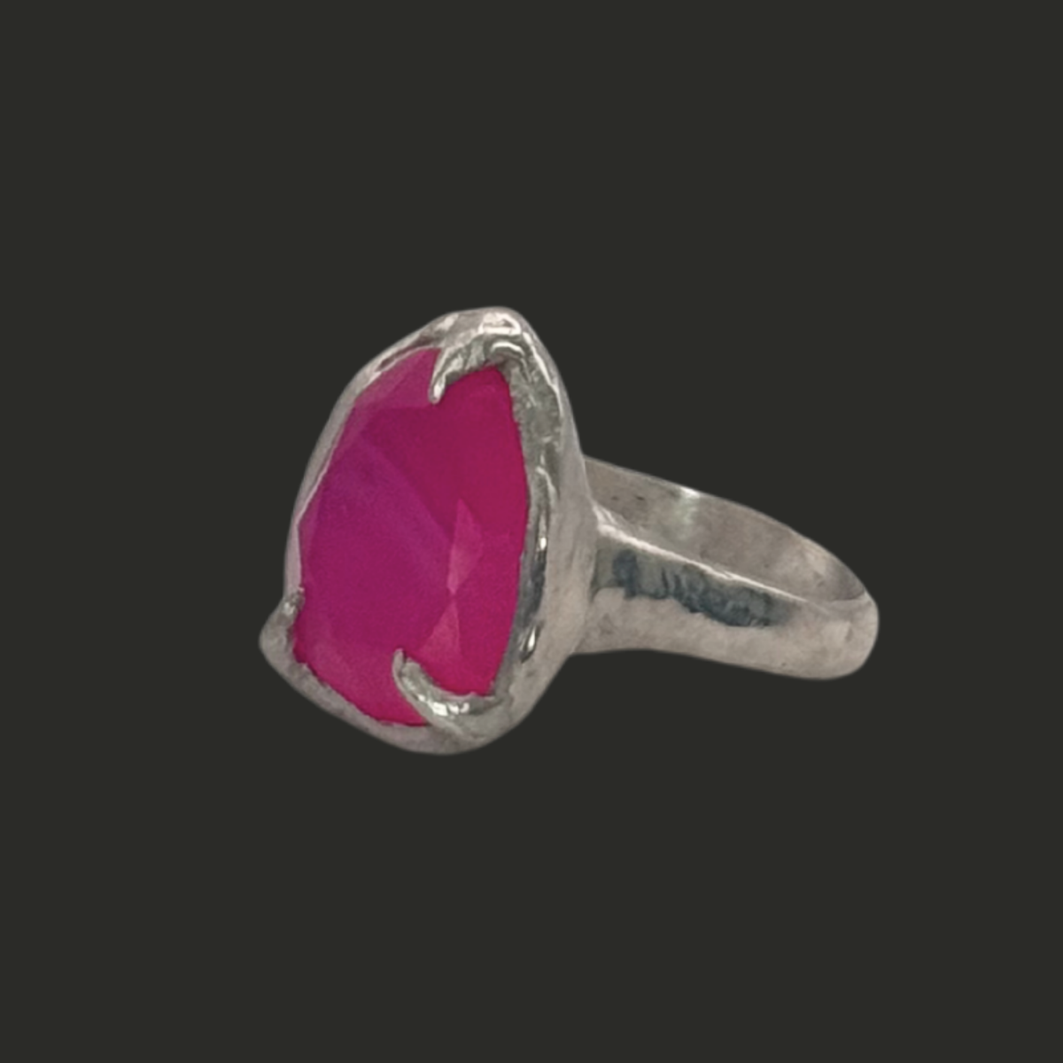 Hot Pink Lava - Pinky Rings (Size 5.5)