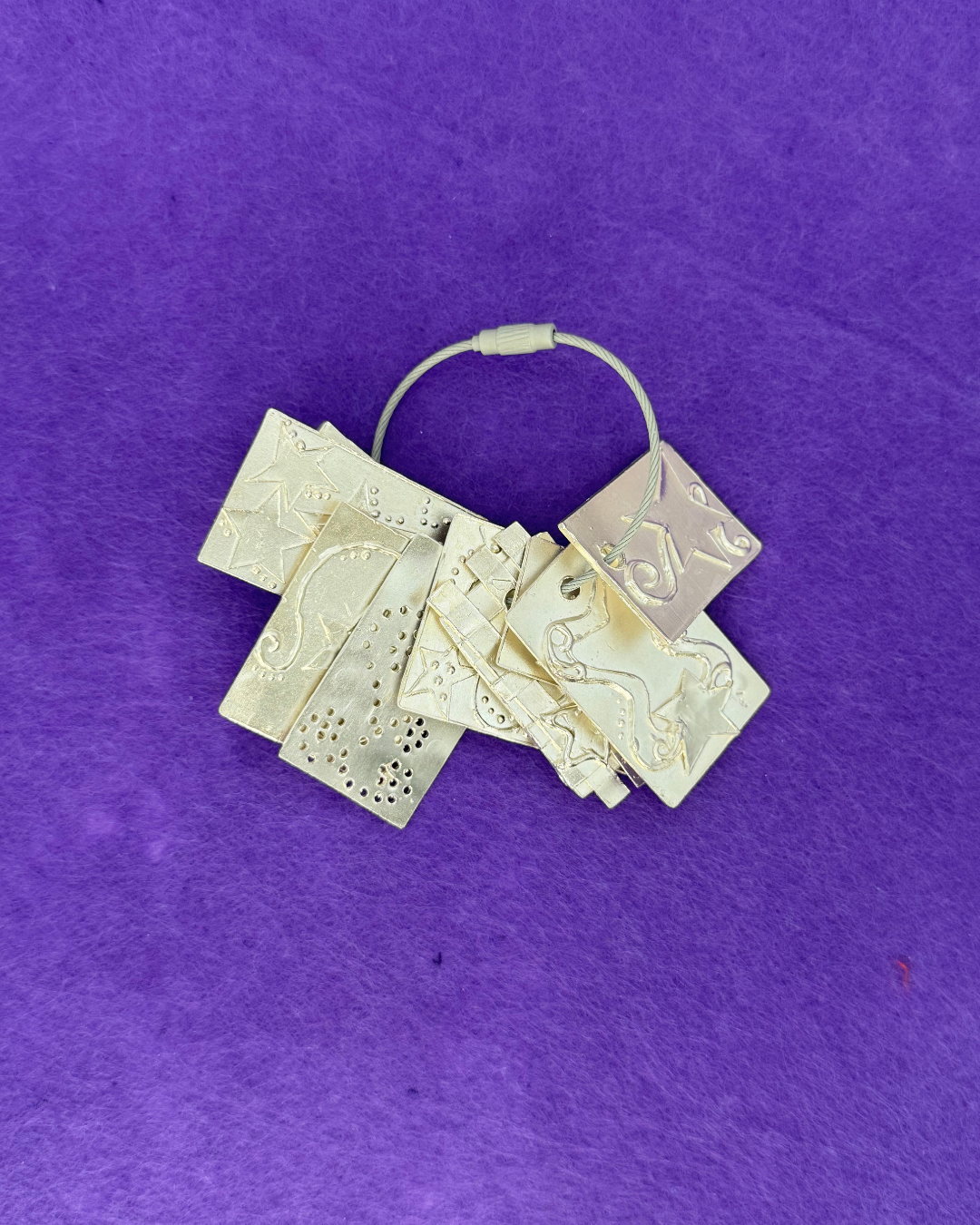 Houseguest Silver Keychains